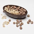 walnut almond nut 3d model