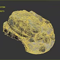 Natural Rustic Wood and Stone Decorative Elements with Large Boulder Small Rocks and Textured Base