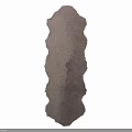 Soft Shaggy Brown Square Carpet With Fluffy Texture For Indoor Use