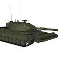 Leopard 1A5 tank 3d model