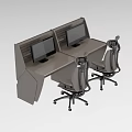 Industrial Control Computer Computer Components 1235 3d model