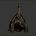 Detailed Realistic 3D Turtle Model With Lifelike Texture And Pose 3d model