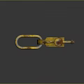 Rusty Yellow Clamp Hardware Tool with Durable Build for Secure Holding Applications