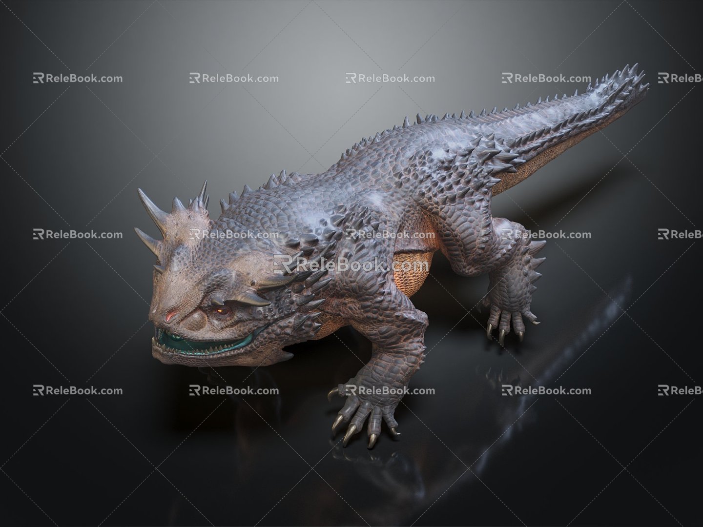 Modern Crocodile Monster Beast 3d model