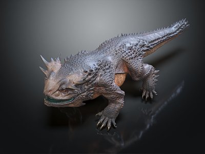 Modern Crocodile Monster Beast 3d model