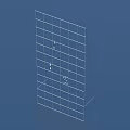 Transparent Grid Display Rack for Organizing Household Items with Sturdy Design