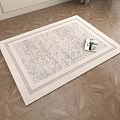 Modern Simple Rectangular Carpet for Living Room and Bedroom 3d model