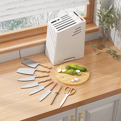 Modern Knives Kitchen Supplies 3d model