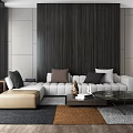 Modern Multiplayer Sofa 3d model