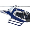 modern helicopter 3d model