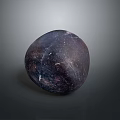 Dark Colored Sphere With Textured Surface As Practical Household Item 3d model