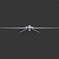 Advanced Space Exploration Drone With Long Wings And Streamlined Body