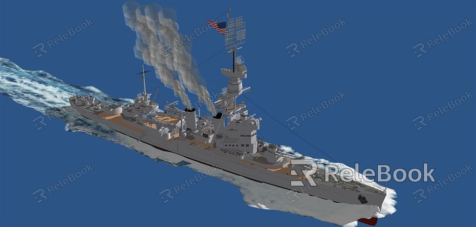 Modern Warship model