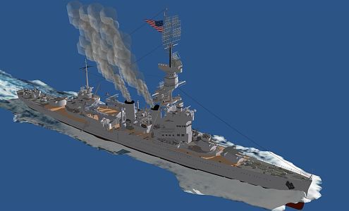 Modern Warship 3d model