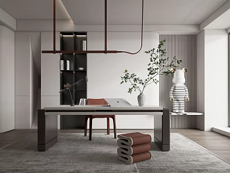 Modern Desk Chair Simple 3d model