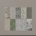 Various Nature Inspired Floor Tiles With Floral Botanical And Tree Patterns Design Samples 3d model