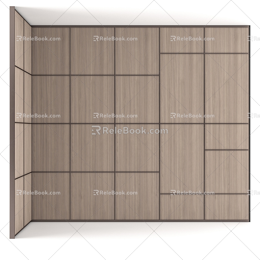 Rimadesio module clapboard modeling wall 3d model