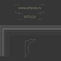 High Quality White Ornamental Architectural Molding Trim For Interior Decoration
