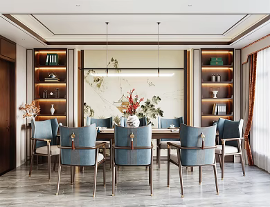 New Chinese Restaurant 3d model