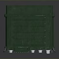 Military Green Weapon Communication Device With Knobs Interfaces And Portable Design