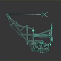 Siege Weapon Siege Vehicle Siege Tower Mobile Tower Mobile Tower Siege Tower Weapon Ancient Weapon 3d model