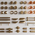 Cabinet Door Handle Cabinet Door Handle Metal Handle Crystal Handle Round Handle Round Handle 3d model