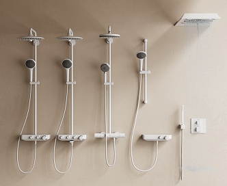 Modern Shower 3d model