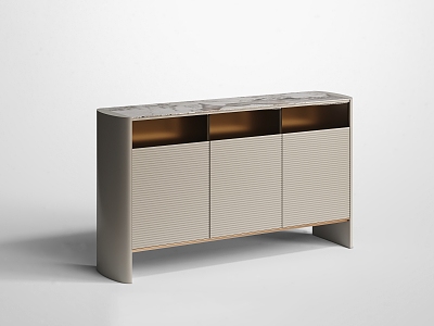 Italian Minimalist Rock Board Sideboard Cabinet Entrance Cabinet model