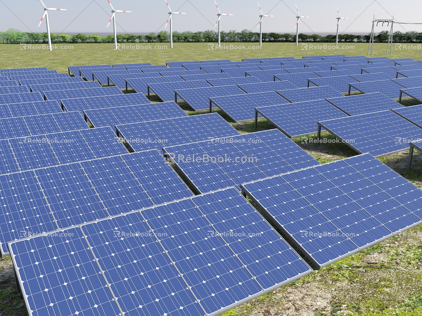 Solar panels Photovoltaic panels Solar power panels Solar equipment Photovoltaic panels Power panels model