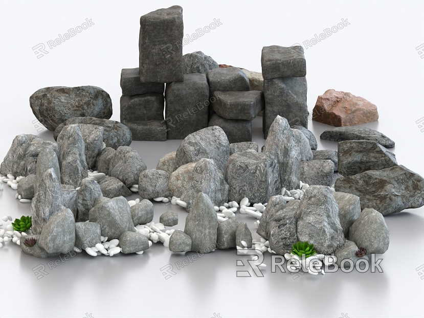 Stone stone rockery landscape stone marble hemp stone model