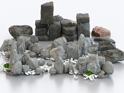 Stone stone rockery landscape stone marble hemp stone model