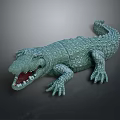 Modern Crocodile Alligator Nile Crocodile carnivore 3d model