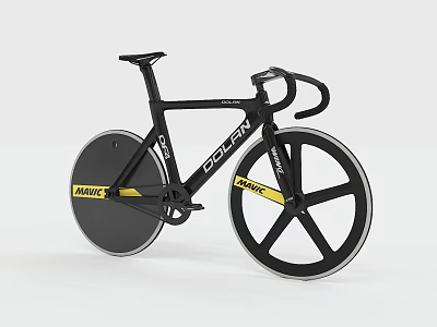 Modern Black COLNAGO Racing Bicycle Features MAGIC Series Aero Wheels 3d model