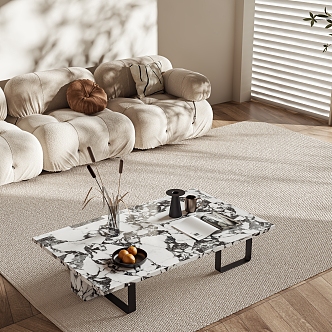 Style coffee table 3d model