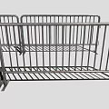 Metal Security Barricades With Steel Frame Construction For Crowd Control And Event Safety