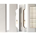 Modern Room Dividers With Various Designs Transparent Panels And Lighting Elements For Home Decor