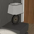 Table lamp table lamp side 3d model