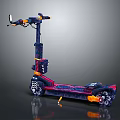 Sports Equipment Scooter with Sturdy Frame Adjustable Handlebar and Smooth Rolling Wheels