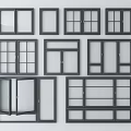 Casement Windows Various Design Styles and Multiple Configuration Options for Homes 3d model
