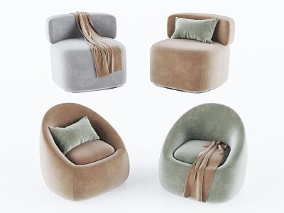 Modern Single Sofa Leisure Chair model