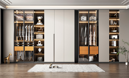 Modern wardrobe 3d model