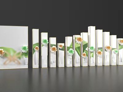 Modern Meichen Flower Pin Point 3d model Modern Meichen Flower Pin Point 3d model