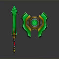 Contradiction Medieval Shield Ancient Shield Defensive Weapon Ancient Shield Iron Shield Protective Shield 3d model