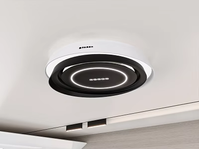 Modern Ceiling Light With Circular Lighting Design 3d model