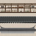 Ancient Architecture Traditional Tile Roof Eaves Design And Decorative Elements