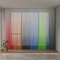 Art Curtain 3d model