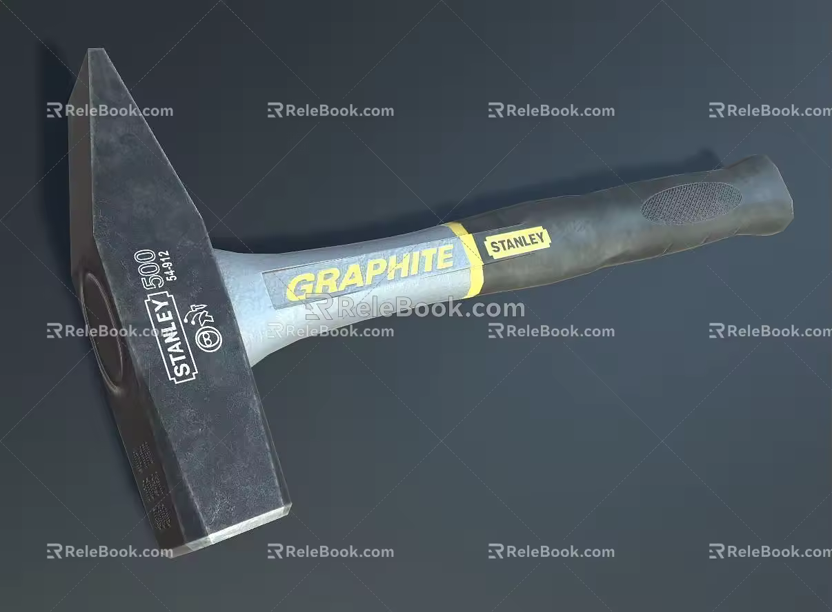 Modern Hammer Modern Realistic Hardware Tools Hammer 3d model