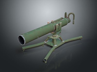 Artillery Gun Artillery Ship Gun Siege Gun Cannon Anti-aircraft Breaking Heavy Gun Heavy Gun 3d model