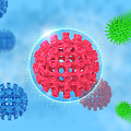 Modern Viruses Viruses Bacteria 3d model