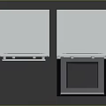 Modern Kitchen Ovens With Open Closed Door Design Digital Display And Stainless Steel Finish